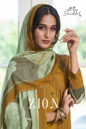shiddat launch zion series 101 to 108 fashionable pashmina salwar kameez in wholesale surat