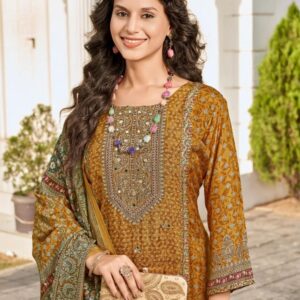 shree fab kt 243 viscose muslin wholesale suit