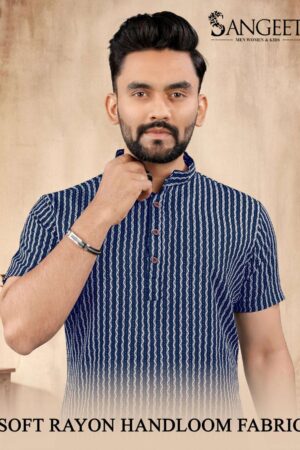 soft rayon handloom series 1001 to 1004 fully stitch unique big size short kurtas in wholeslae surat