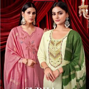 taniksh surili vol 1 series 1001 to 1008 stylish look vertican readymade salwar kameez in wholesale surat