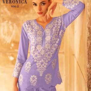vamika veronica vol 2 series 111 heavy rayon kurti pant