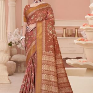 vipul jhamewar silk series 35253 A to 35253 D silk 4 colour matching best saree in wholesale surat