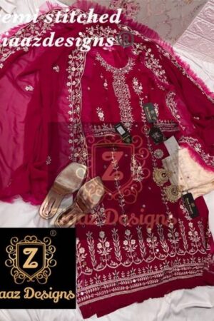 Ziaaz 7773 Rani Colour Hit Design  Georgette wholesale suit