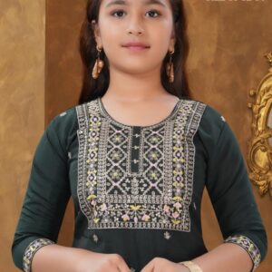 dt devi naysa vol 4 roman silk 9537 readymade combo kids suit in wholesale surat