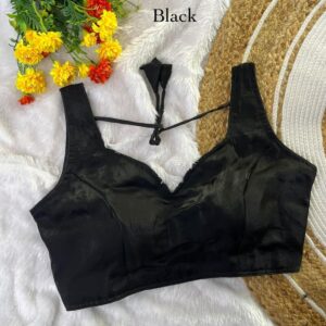 fandy pan neck satin hit design readymade blouse in wholesale surat