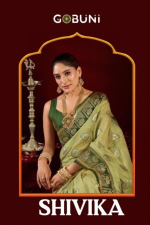 gobuni shivika series 2501 To 2506 modal banarasi stunning sarees in wholesale surat