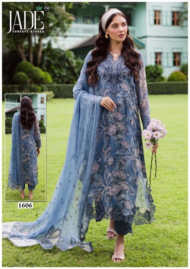 jade bin saeed heavy luxury vol 16 series 1601 to 1606 lawn cotton modern pakistani salwar kameez in wholesale surat 1 2025 12 01 17 13 24 jade bin saeed heavy luxury vol 16 series 1601 to 1606 lawn cotton modern pakistani salwar kameez in wholesale surat Rehmat Boutique jade bin saeed heavy luxury vol 16 series 1601 to 1606 lawn cotton modern pakistani salwar kameez in wholesale surat - Image 2