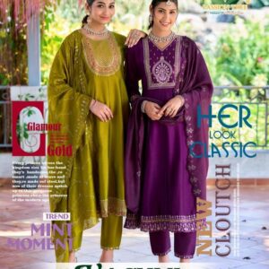 passion tree kashvi vol 3 series 3001 to 3008 fully stitch vichitra silk anarkali plus size suits in wholesale surat