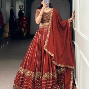 pr lnb1438 ikshita rangoli crush elegance stitch lehenga unstitch blouse in wholesale surat