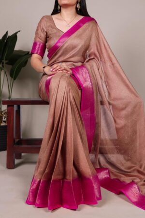 pr ynf7910 marsh mello zari weaving attractive look sarees in wholesale surat