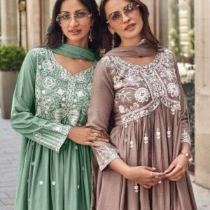 Vamika lakhnavi vol 8 series 1043-1048 rayon wholesale suit