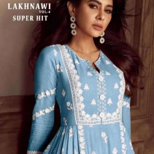 vamika lakhnawi vol 4 super hit series 1023 heavy rayon suit