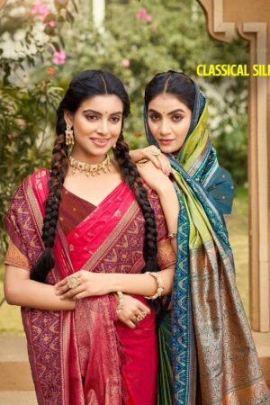 Bunawat Classical Silk series 1001-1006 SOFT SILK wholesale saree