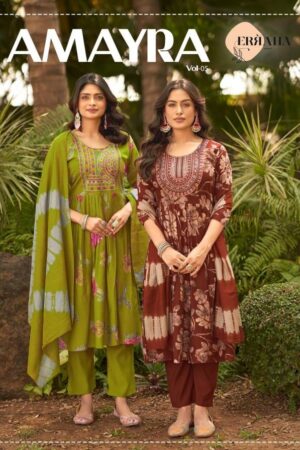 erraha amayra vol 4 series 4041-4048 vetican foil print readymade suit