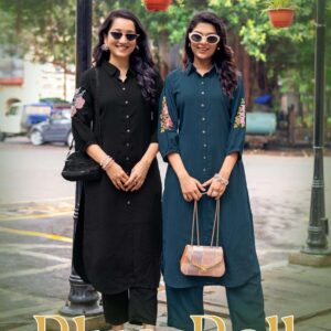 kadlee blue bell series 4001-4006 Inbox Gentalmen kurti with bottom