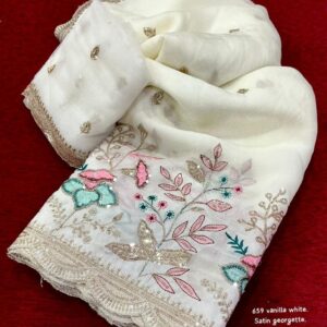 kc 659 satin georgette designer sarees