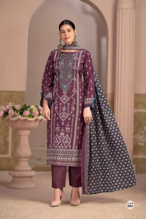 Keval fab Muzlin Vol-2 series 2001-2008 Soft Cotton wholesale suit
