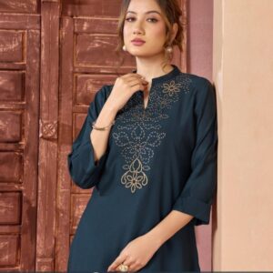 mystic9 ruhani vol 1 series 1001-1010 dyed berlin kurti with bottom
