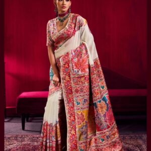 rajtex pure kashmiri vol 3 series 001-006 modal pashmina handloom sarees