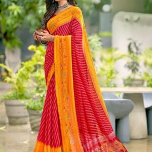 saumya manishka series 90575 to 90580 fox georgette best saree in wholesale surat