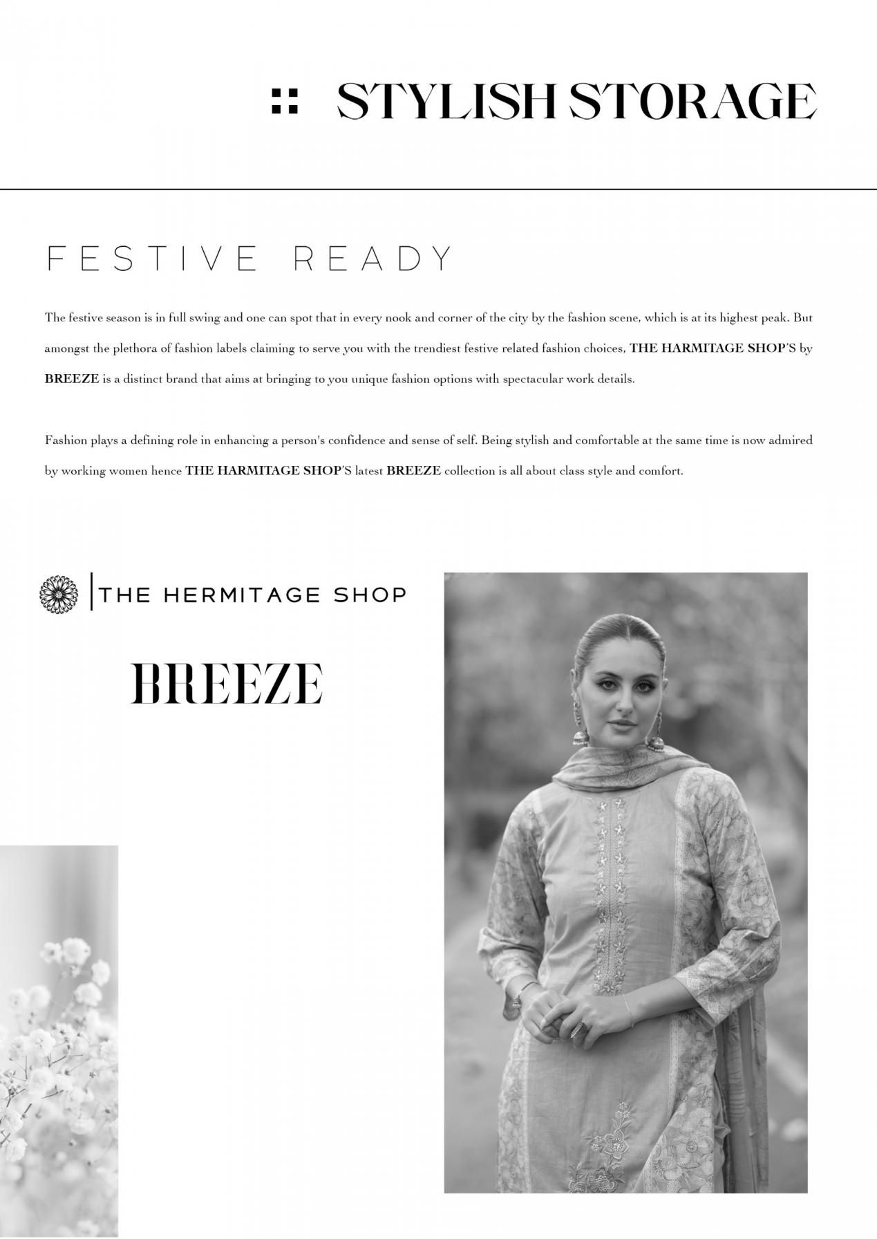 the hermitage shop breeze series 1001-1004 cambric lawn pakistani suits - Image 9