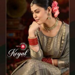 triple a koyal vol 5 series 18281-18286 muslin lakhnavi jacquard wholesale saree