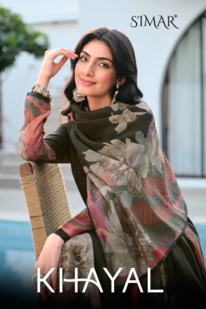 Glossy Simar Khayal Muslin Hand Work Salwar Kameez Rehmat Boutique