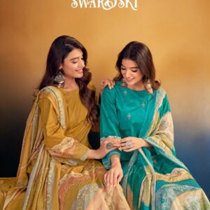 Glossy Simar Swaroski Lawn Cotton Salwar Kameez Collection Rehmat Boutique