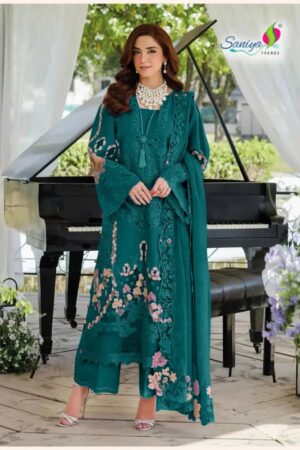 Saniya Elaf Vol 28 Cotton Chikankari Worked Pakistani Suits Collection Rehmat Boutique
