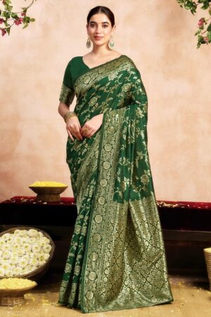 SM Pari 228 Silk Woven Work Traditional Saree Collection Rehmat Boutique
