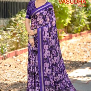 Kashvi Vasudha Vol 02 Printed Saree Collection Rehmat Boutique