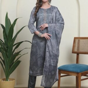 Hr R 1315 Poly Bandhani Printed Kurti Bottom With Dupatta Rehmat Boutique