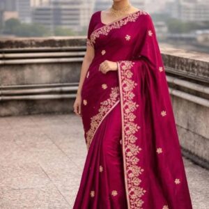 Vt 841 T Embroidery Worked Designer Saree Collection Rehmat Boutique