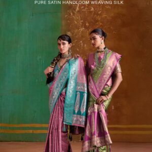 Roohani 001 To 004 Pure Handloom Silk Saree Collection Rehmat Boutique