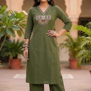 Naisha K 763 Cotton Stylish Kurti With Bottom Collection Rehmat Boutique
