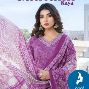 Kaya Gautami Cotton Camric Printed Kurti With Bottom Dupatta Rehmat Boutique