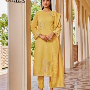 Ibiza Khanak Mul Chanderi Designer Salwar Kameez Collection Rehmat Boutique