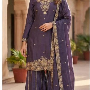 Zorista 10087 A To D Chinon Silk Embroidered Salwar Kameez Rehmat Boutique