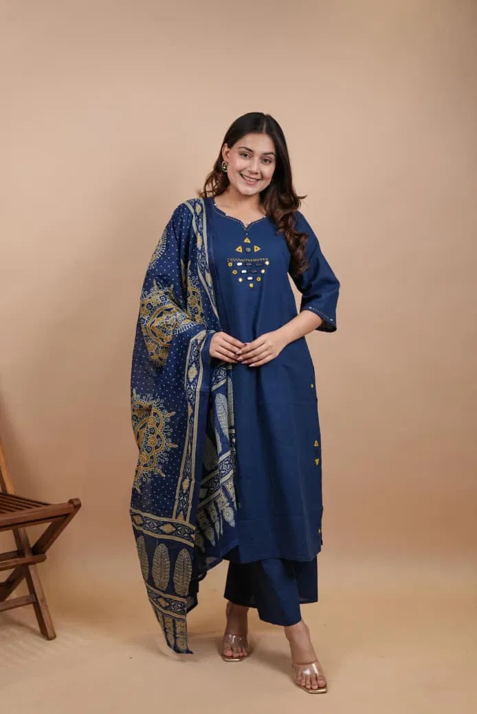 1773496645 Naisha K 771 Cotton Flex Designer Kurti Bottom With Dupatta Rehmat Boutique Naisha K 771 Cotton Flex Designer Kurti Bottom With Dupatta Rehmat Boutique