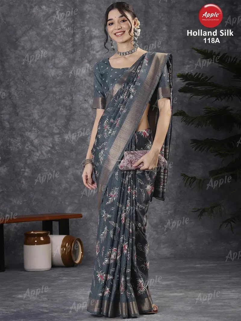 1773501990 Apple Holland Silk 118 Silk Blend Printed Designer Saree Collection Rehmat Boutique Apple Holland Silk 118 Silk Blend Printed Designer Saree Collection Rehmat Boutique