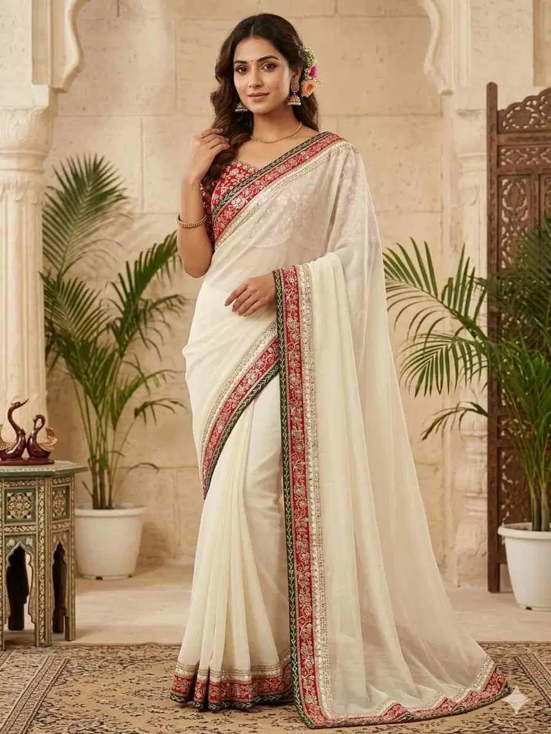 1773502359 Nc Space Silk Embroidery Worked Wedding Saree Collection Rehmat Boutique Nc Space Silk Embroidery Worked Wedding Saree Collection Rehmat Boutique