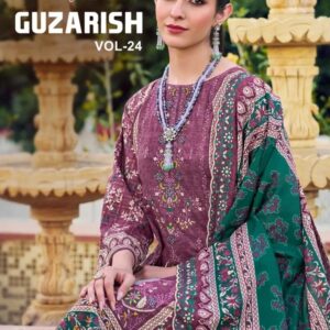 Belliza Guzarish Vol 24 Cotton Designer Dress Material Collection Rehmat Boutique