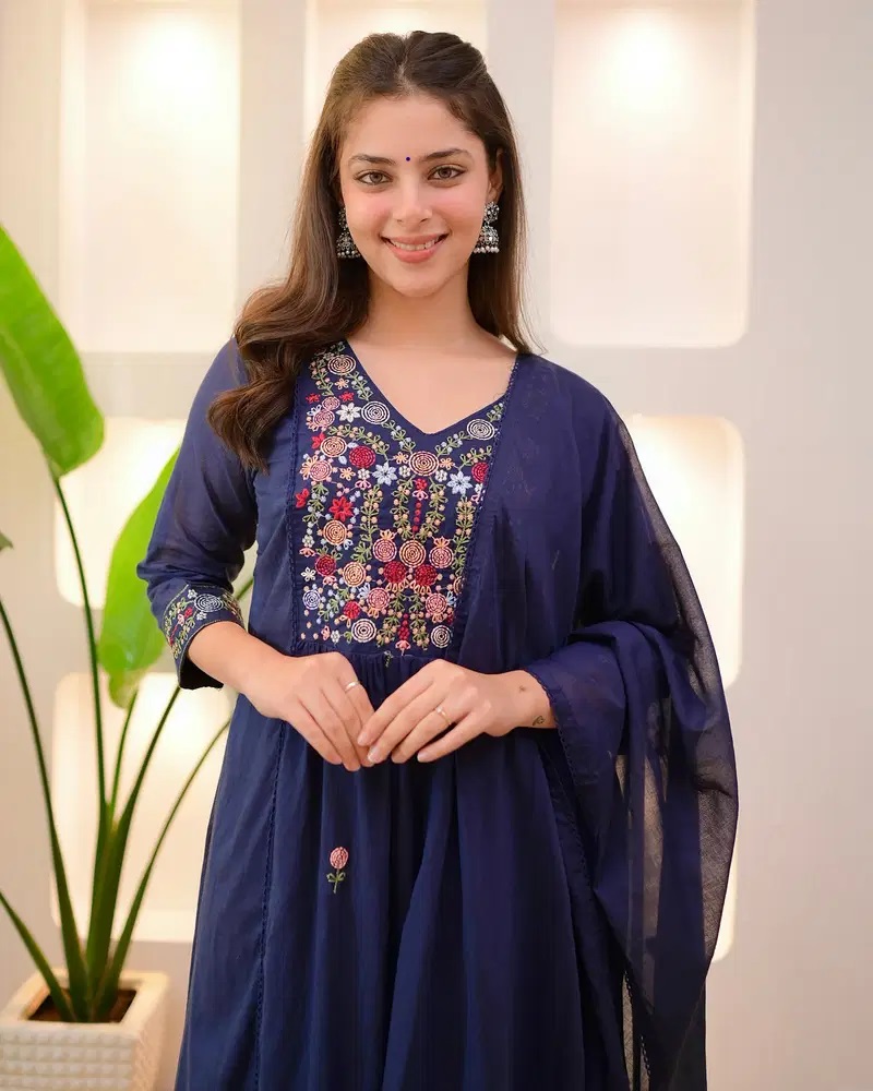 1773669935 Dhruvi 421 Thread Work Kurti With Bottom Dupatta Collection Rehmat Boutique Dhruvi 421 Thread Work Kurti With Bottom Dupatta Collection Rehmat Boutique