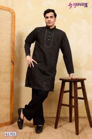Shubhvastra Prestige Viscose Mens Festive Kurta Collection Rehmat Boutique