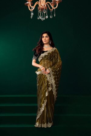 Meera 332 Party Wear Sequence Designer Saree Collection Rehmat Boutique