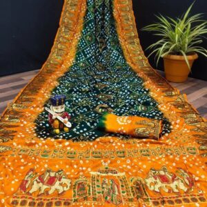 Sb Bandhej A Bandhej Silk Bandhani Saree Collection Rehmat Boutique