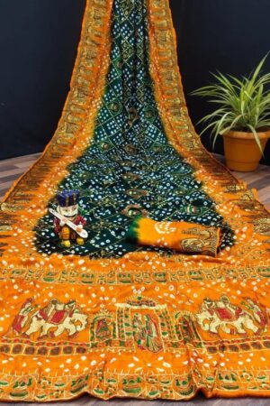 Sb Bandhej A Bandhej Silk Bandhani Saree Collection Rehmat Boutique
