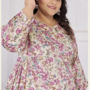 Moksh Big Size Subh Vol 1 Rayon Plus Size Kurti Collection Rehmat Boutique