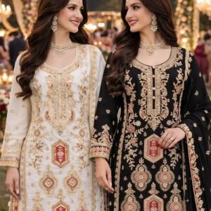 Mrudangi Krisha Real Chinon Designer Salwar Kameez Collection Rehmat Boutique