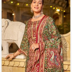 Banwery Zohra Mirror Worked Kurti With Bottom Dupatta Set Rehmat Boutique